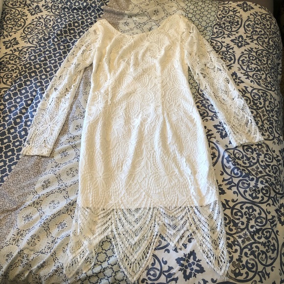 NWT Charlotte Russe White Lace Dress - Picture 3 of 5